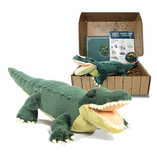Alligator Rescue Plush Adoption Box