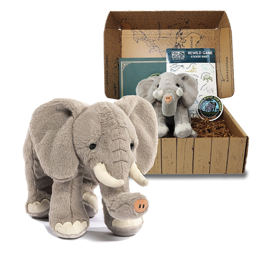 Elephant Rescue Plush Adoption Box