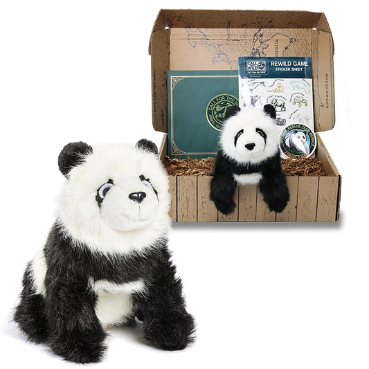 Panda Rescue Plush Adoption Box