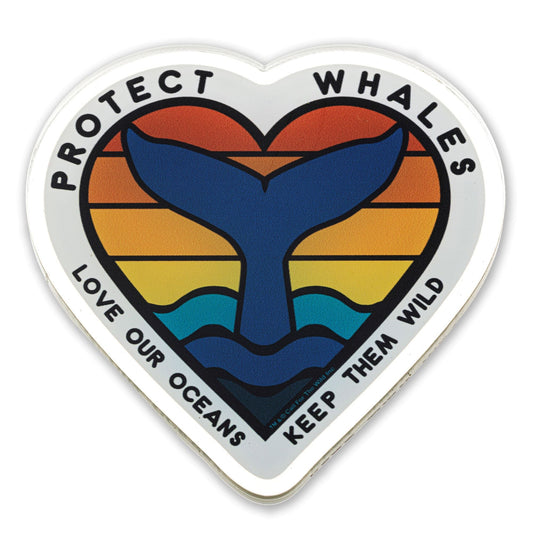 Acrylic Magnet - Protect Whales Heart