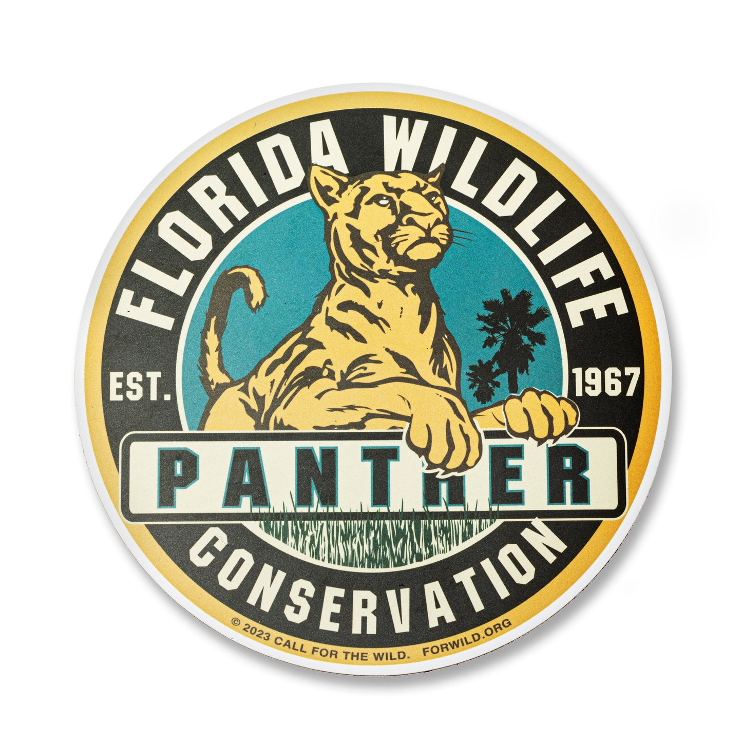 Car Magnet - Panther Conservation Seal